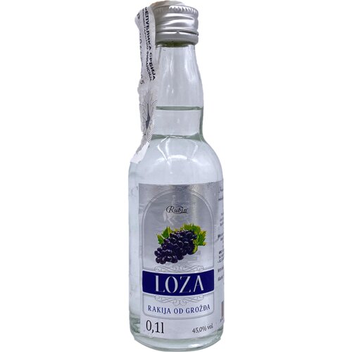 Rubin Rakija loza 100ml Slike
