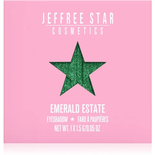 Jeffree Star Cosmetics Artistry Single senčila za oči odtenek Emerald Estate 1,5 g