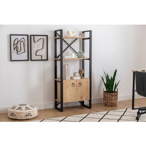 Hanah home Milano - Sapphire, Black SapphireBlack Bookshelf Slike
