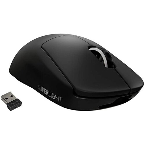 Logitech G PRO X Superlight senzor brezžična optična črna gaming mi&scaron;ka Cene