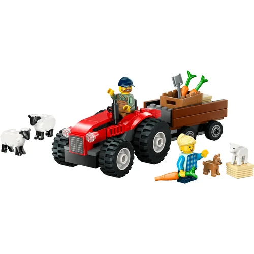 Lego City - Crveni traktor s prikolicom i ovce (60461)