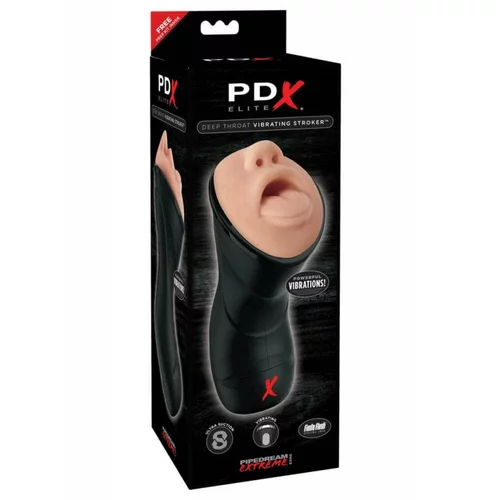 Pipedream Extreme Vibracijski masturbator PDX ELITE Deep Throat