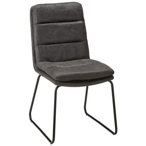 Bessagi Home stol kona, temno siva, mikrovlakna Slike