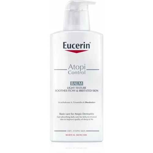 Eucerin AtopiControl Balm Light Texture lagana emulzija za tijelo za suhu i atopičnu kožu 400 ml unisex