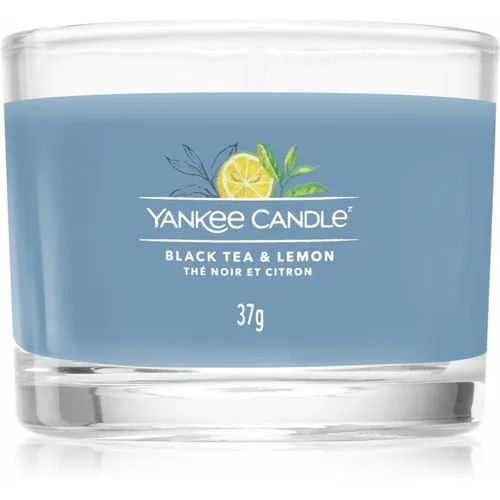 Yankee Candle black Tea & Lemon dišeča svečka 37 g unisex