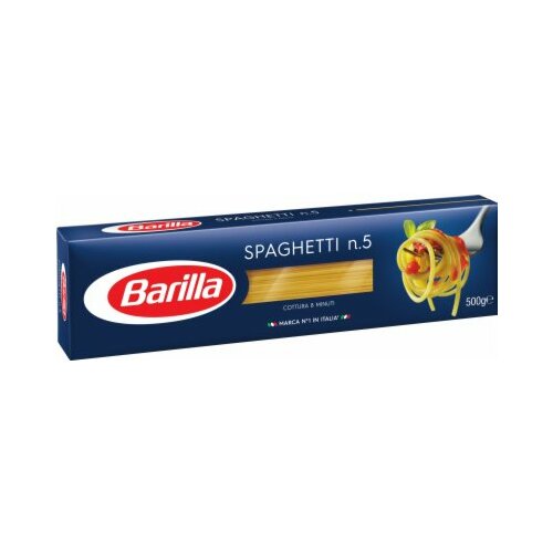 Barilla spaghetti n.5 500g kutija Slike