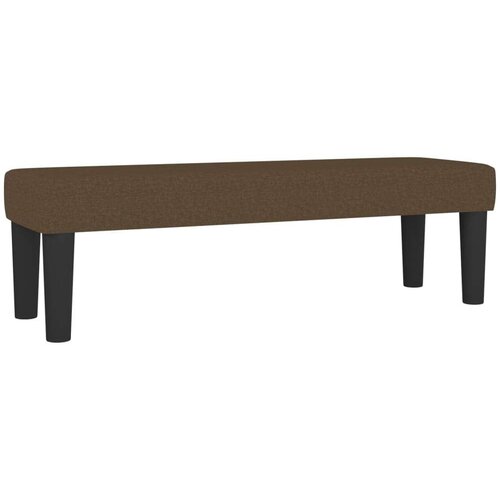 VidaXL Krevet s oprugama i madracem tamnosmeđi 200x200 cm od tkanine Slike