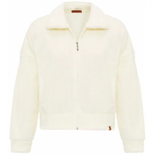 Cool Hill Flis jakna ecru/prljavo bijela