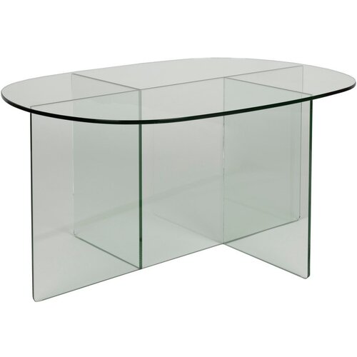 Zuiver Steklena klubska mizica 60x80 cm Linea – Cene