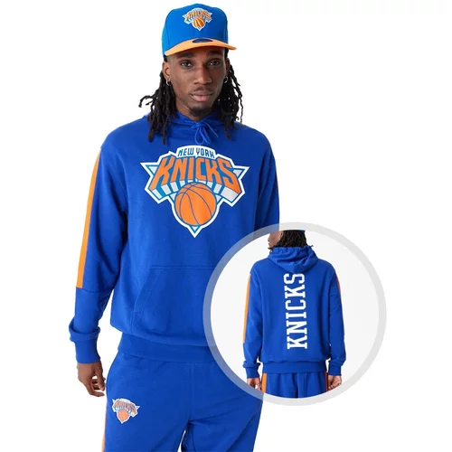 New Era muški New York Knicks Colour Block Oversized pulover sa kapuljačom