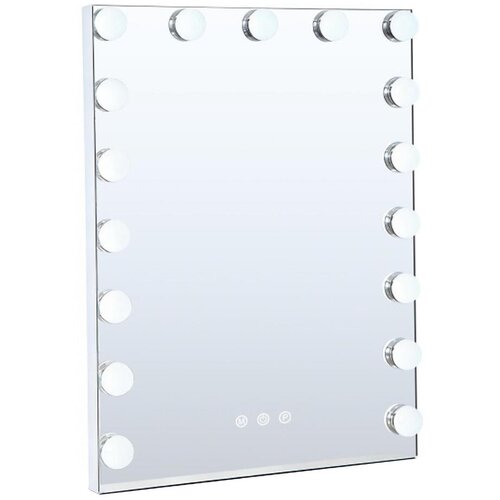 Brilagi LED prigu&amp;scaron;iva make-up ogledalo HOLLYWOOD LED/15W/230V 55x70 cm bela Slike