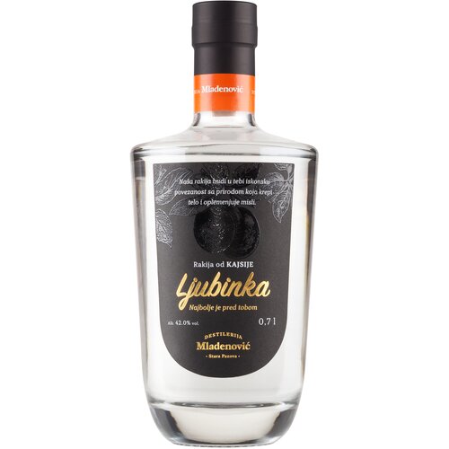 DESTILERIJA MLADENOVIĆ Rakija od kajsije Ljubinka, 0.7l Cene