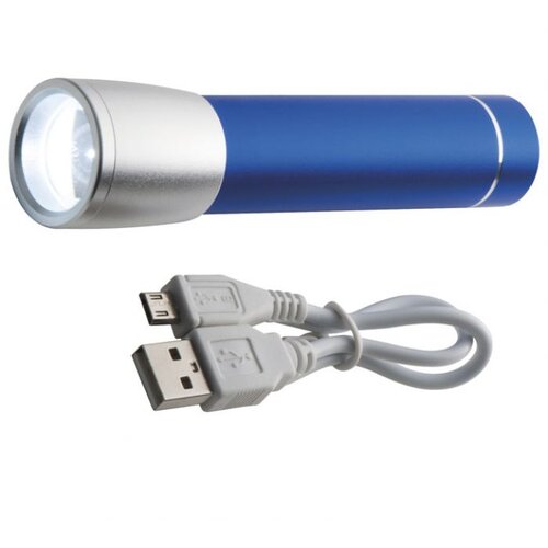  PUNJAČ ZA MOBILNE UREĐAJE ALUMINIJSKI SA SVJETLOM PLAVI * DO ISTEKA ZALIHA Cene