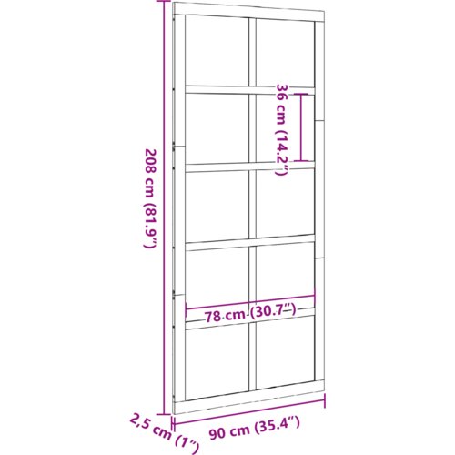 VidaXL Hlevska vrata Bela 90 x 210 cm Trdna borovina Slike