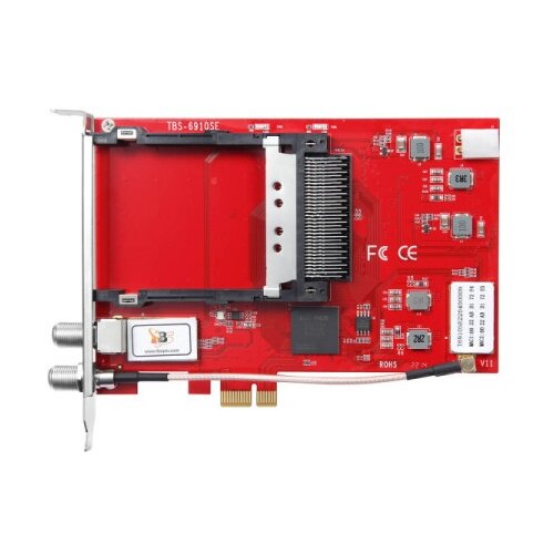 TBS 6910SE DVB-S2X Dual Tuner Dual CI PCIe Card ( 006 ) Cene