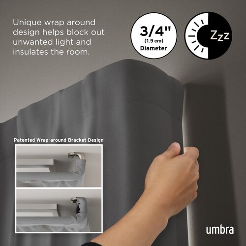 Umbra Željezna pro&amp;scaron;iriva karni&amp;scaron;a 213 - 365 cm Twilight &amp;ndash; Slike