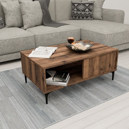 Hanah home stočić za dnevnu sobu benito 2096 walnut coffee table Cene
