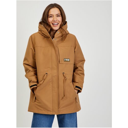 Vans Brown Women&amp;#039;s Winter Hooded Jacket - Women Slike