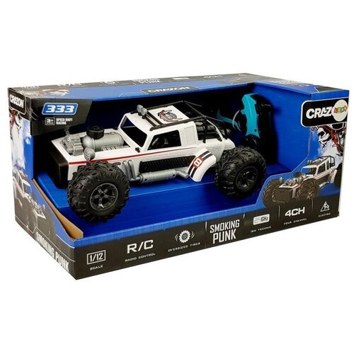 Lean_Toys Daljinsko voden Buggy 1:12 2.4G Bela 20 km/h Steam Cene