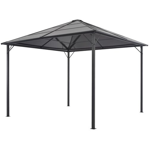 Paviljon Sjenica s krovom aluminijska 3 x 3 m antracit Cijene