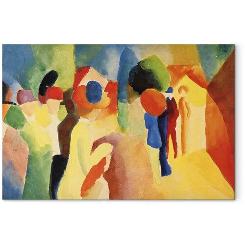  Slika - August Macke – With a Yellow Jacket 90x60 Standard Cene