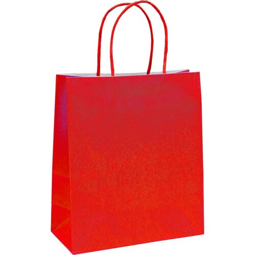  Vrečka darilna eko a5 m 22x25x10cm PROMOCIJA - RDEČA Cene