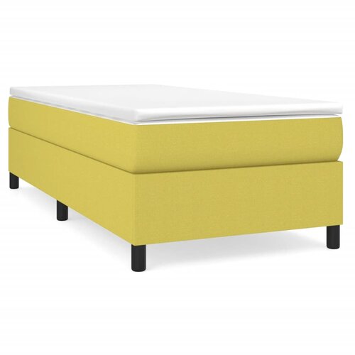 vidaXL Okvir za krevet zeleni 90x190 cm od tkanine Cene