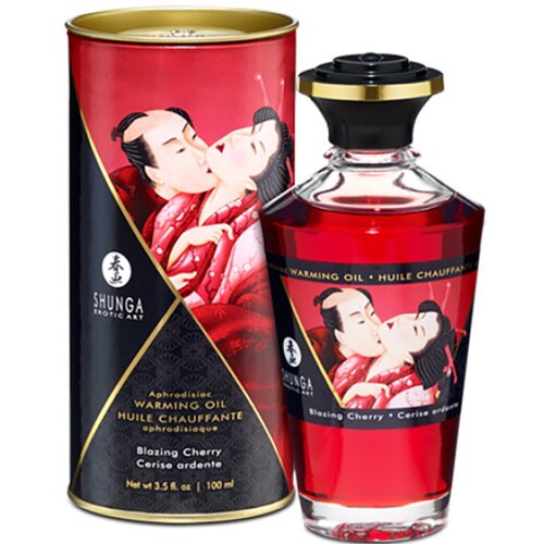 Shunga Masažno olje Warming Blazing Cherry 100ml Cene