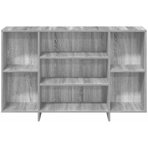  Komoda siva boja hrasta 120 x 30 x 75 cm od konstruiranog drva Slike