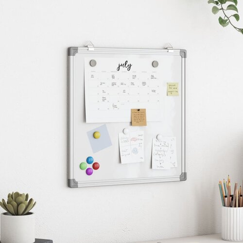 Magnetna ploča bijela 40 x 40 x 1,7 cm aluminijska Cijene