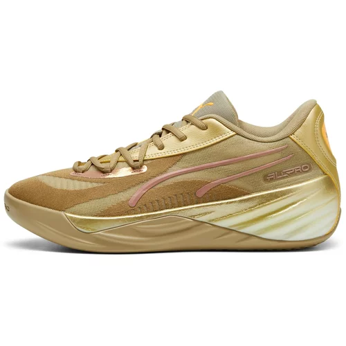 Puma Sportske cipele 'All-Pro Nitro CNY' tamno bež / zlatno žuta / zlatna / prljavo roza