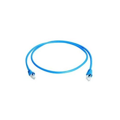 Telegärtner L00001A0087 RJ45 omrežni kabel CAT6a S/FTP 2 m modra ognjevaren, z za&scaron;čitnim zapornim zatičem, dvojno za&scaron;čiten, dvojno oklopljen, brez hal, (20416821) Cene