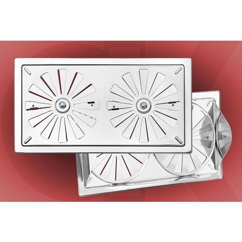  Ventilaciona rešetka 130x240mm inox 6912 Cene
