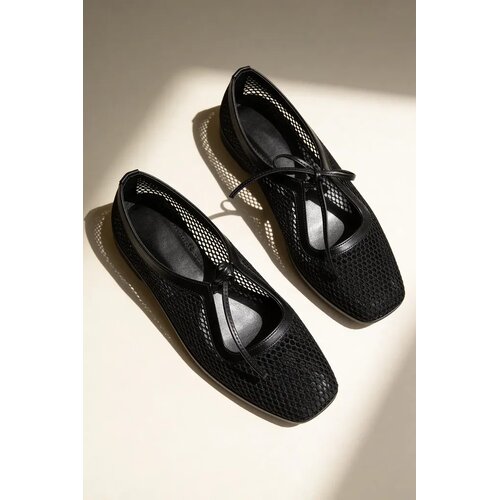 Trendyol Shoes Ženske baletanke Takss26Be00024, Crne Cene