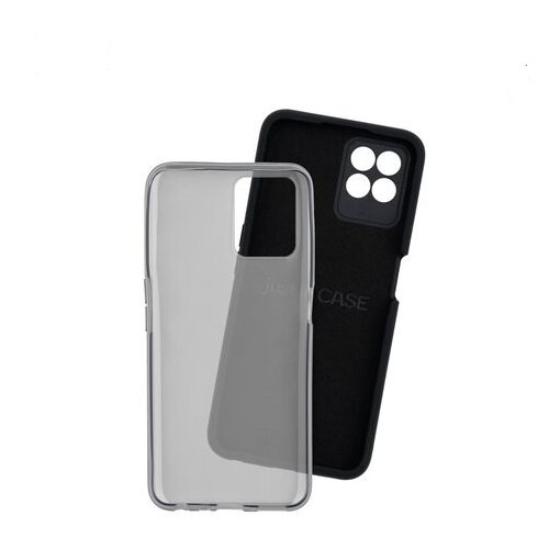 Just In Case Set dve maske za telefon Realme 8i Extra case MIX PLUS crna i svetlosiva Slike