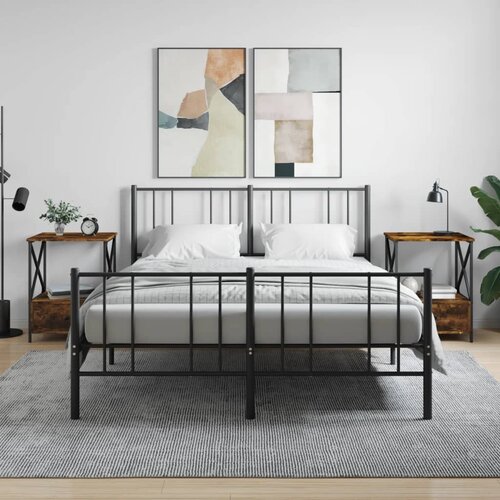  Noćni ormarići 2 kom boja hrasta 50x41x65 cm konstruirano drvo Cijene