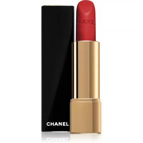 Chanel rouge Allure Velvet šminka z žametnim učinkom 3,5 g odtenek 56 Rouge Charnel za ženske