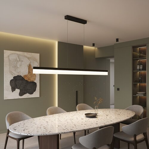 Toolight Viseća lampa LED APP1692-CP 120 cm Crna Slike