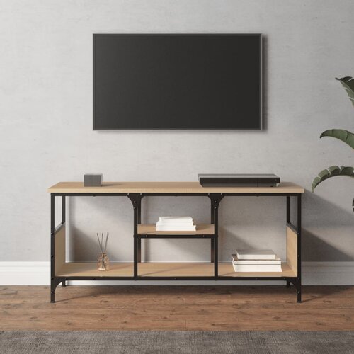 vidaXL TV ormarić boja hrasta sonome 100x35x45 cm od drva i željeza Cijene