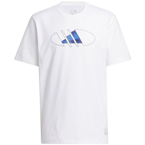 Adidas Majice s kratkimi rokavi IY1148 Bela Cene