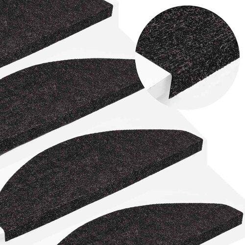  Samoljepljivi otirači za stepenice 10kom antracit 65x22,5x3,5cm Cijene