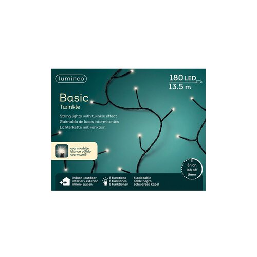  Novogodi&scaron;nje LED sijalice basic twinkle string 1300cm-180L 0.50kgs 494165 Cene