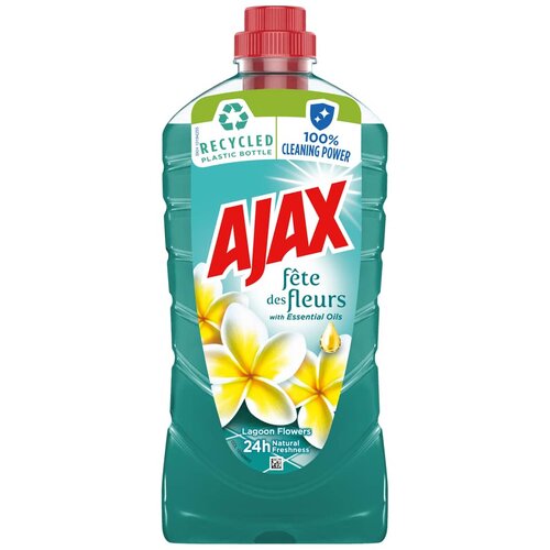 Ajax floral fiesta lagoon flowers sredstvo za čišćenje podova 1000 ml Slike