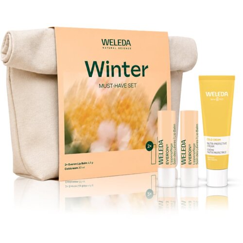 Weleda Winter Must-Have darilni set za obnovitev in hranjenje kože obraza Slike