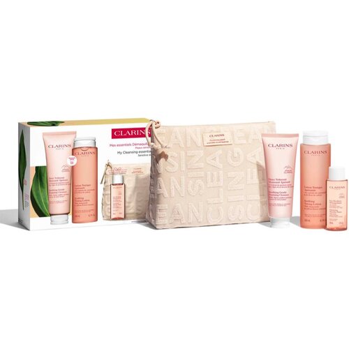 Clarins Cleansing Essentials Sensitive Skin darilni set za vse tipe kože Slike