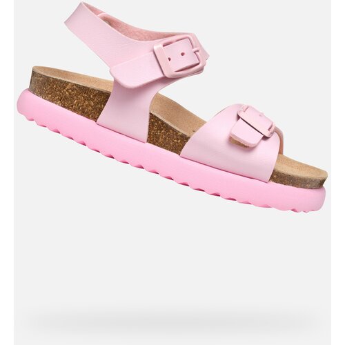 Geox Pink Girls Sandals Sandalubblebow - Girls Cene