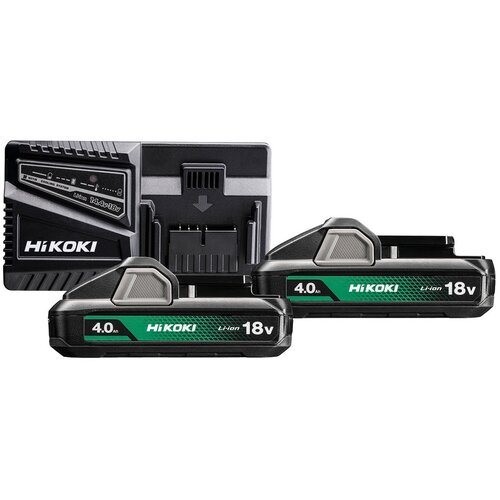 HIKOKI set baterije sa punjačem UC18YFSL-WEZ 18V; 2x4.0 ah (hUC18YFSL-WEZ) Slike