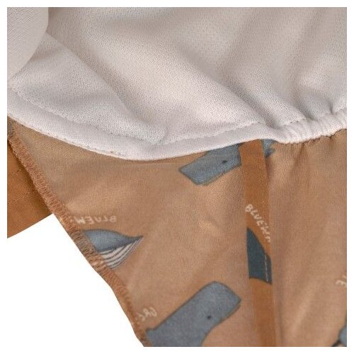 L&amp;auml;ssig Kapa sa za&amp;scaron;titom za vrat Flap Hat Whale caramel, 03-06 mj. Slike