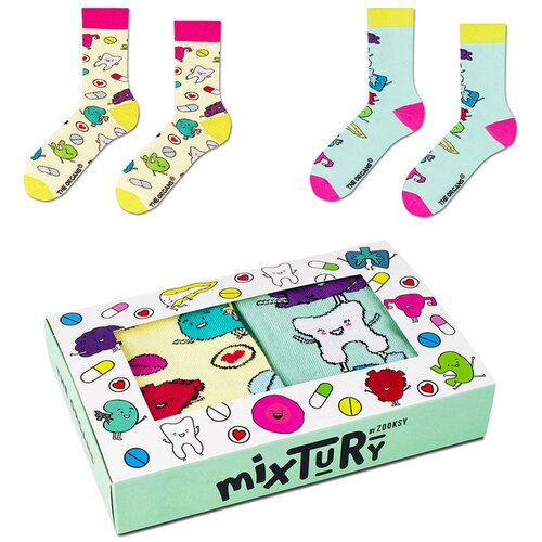 Kesi Zooxy mixTURY Sock Set Organs 2 Pairs Slike