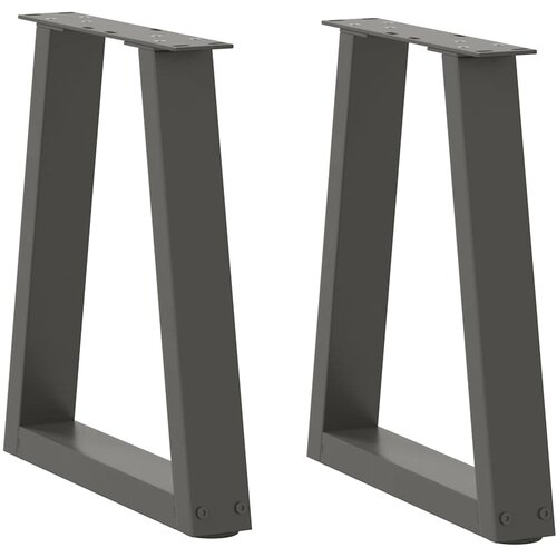  Noge za klub stolić V-oblika 2 kom antracit 38 x (42-43,3) cm čelik Cene